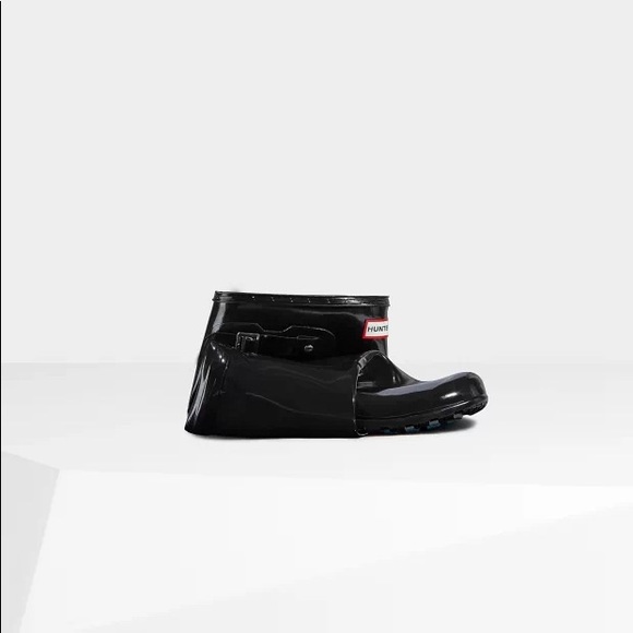 HUNTER OriginalTour Foldable Gloss Tall Rain Boots - Picture 3 of 7